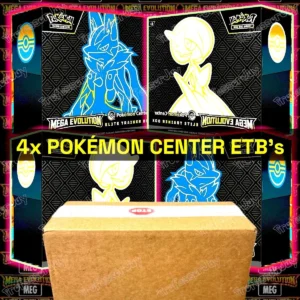 Pokemon TCG - Mega Evolution (ME1) - Pokemon Center Elite Trainer Box - Case (4x)